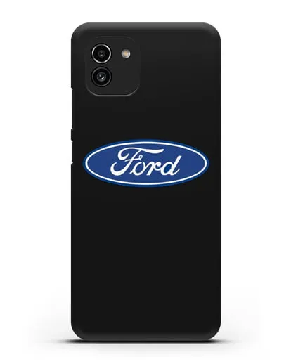 Чехол с логотипом Ford силиконовый для Samsung Galaxy A03 [SM-A035]