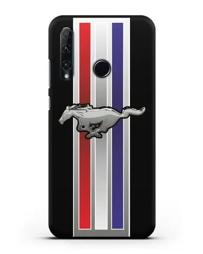 Чехол с логотипом Ford Mustang силиконовый для Honor 20e