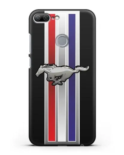 Чехол с логотипом Ford Mustang силиконовый для Honor 9 Lite