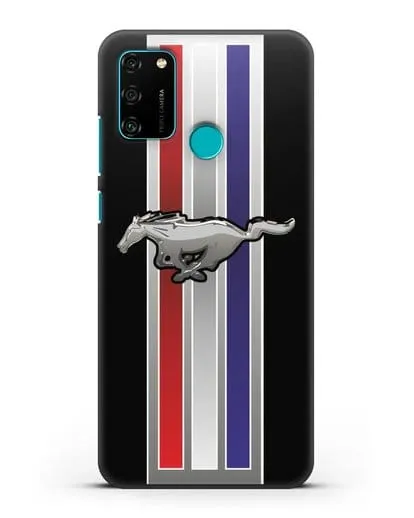 Чехол с логотипом Ford Mustang силиконовый для Honor 9A