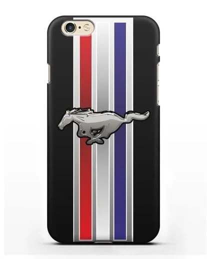 Чехол с логотипом Ford Mustang силиконовый для iPhone 6