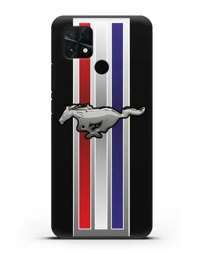 Чехол с логотипом Ford Mustang силиконовый для Xiaomi Poco C40