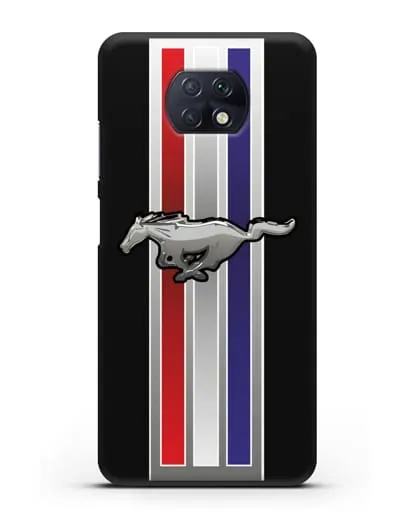 Чехол с логотипом Ford Mustang силиконовый для Xiaomi Redmi Note 9T