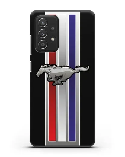 Чехол с логотипом Ford Mustang силиконовый для Samsung Galaxy A53