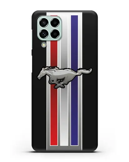 Чехол с логотипом Ford Mustang силиконовый для Samsung Galaxy M53 [SM-M536]