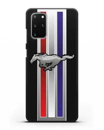 Чехол с логотипом Ford Mustang силиконовый для Samsung Galaxy S20 Plus [SM-G985F]