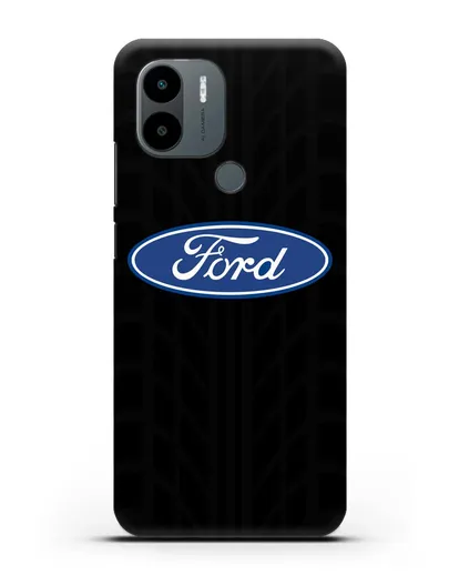 Чехол c эмблемой Ford с протектором шин силиконовый для Xiaomi Poco C51